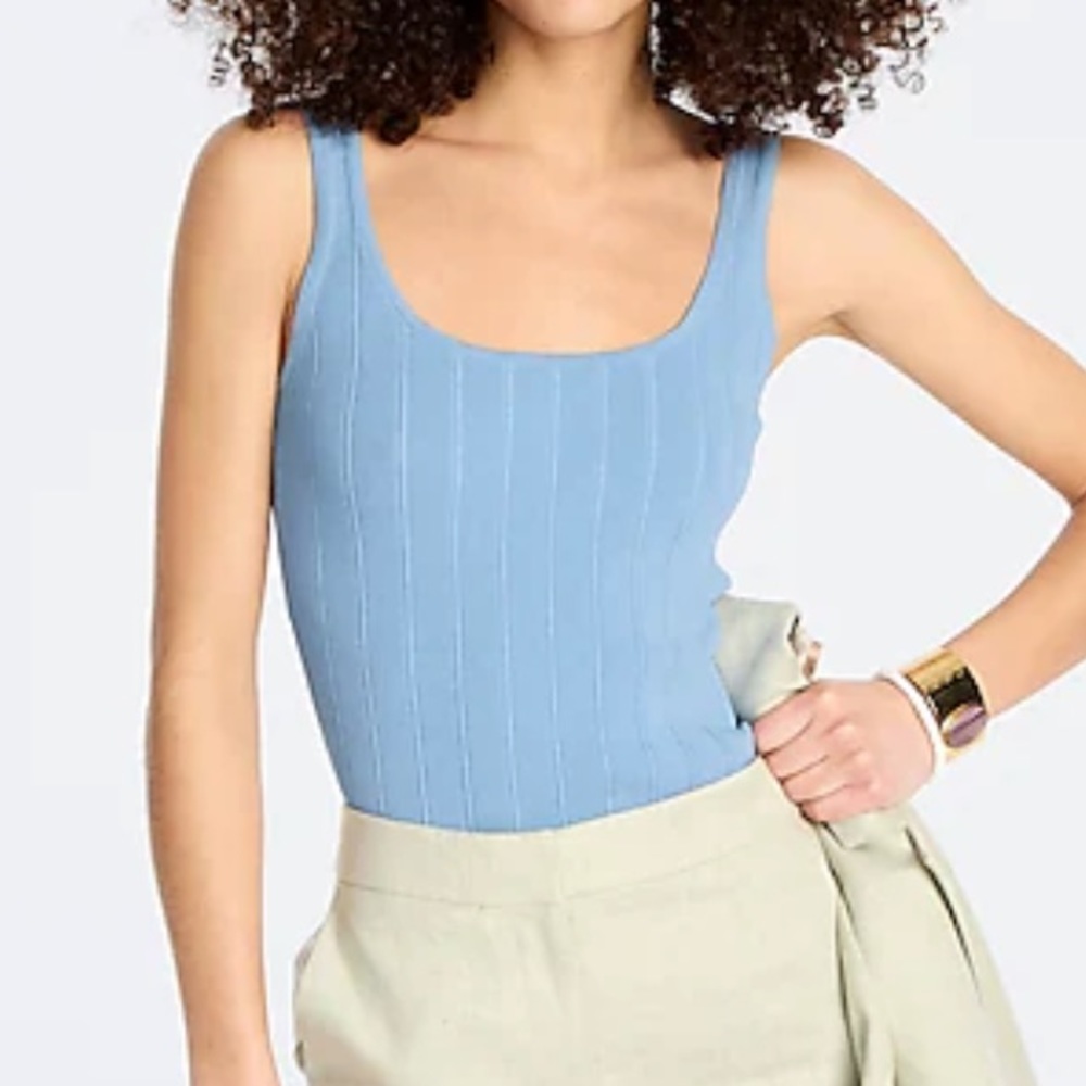 BRAND NEW J. Crew Supersculpt Scoopneck Sweater-Tank